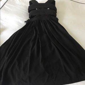 Comme de garçon black cage dress